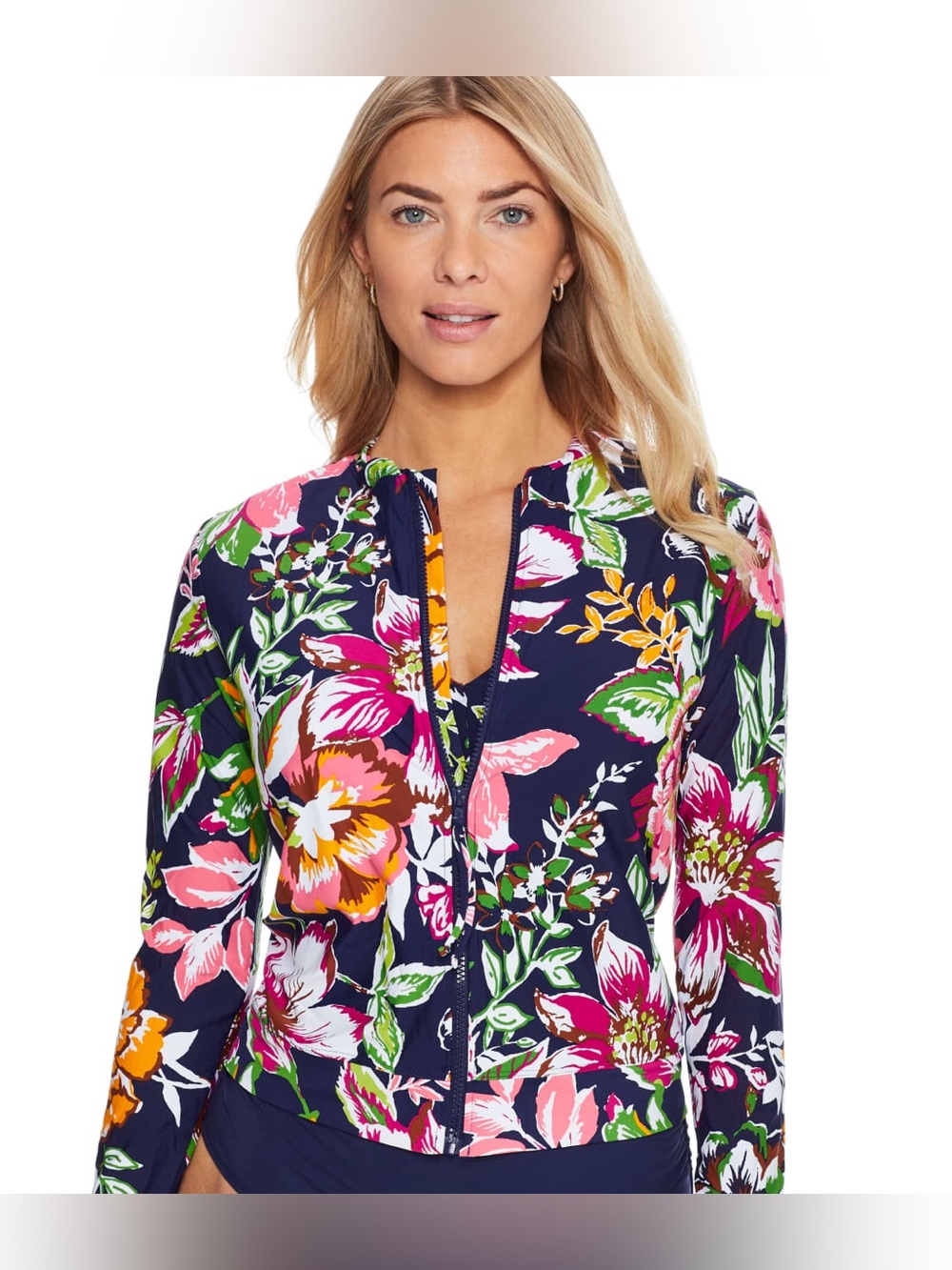 Anne Cole Tropical Bloom Rash Guard